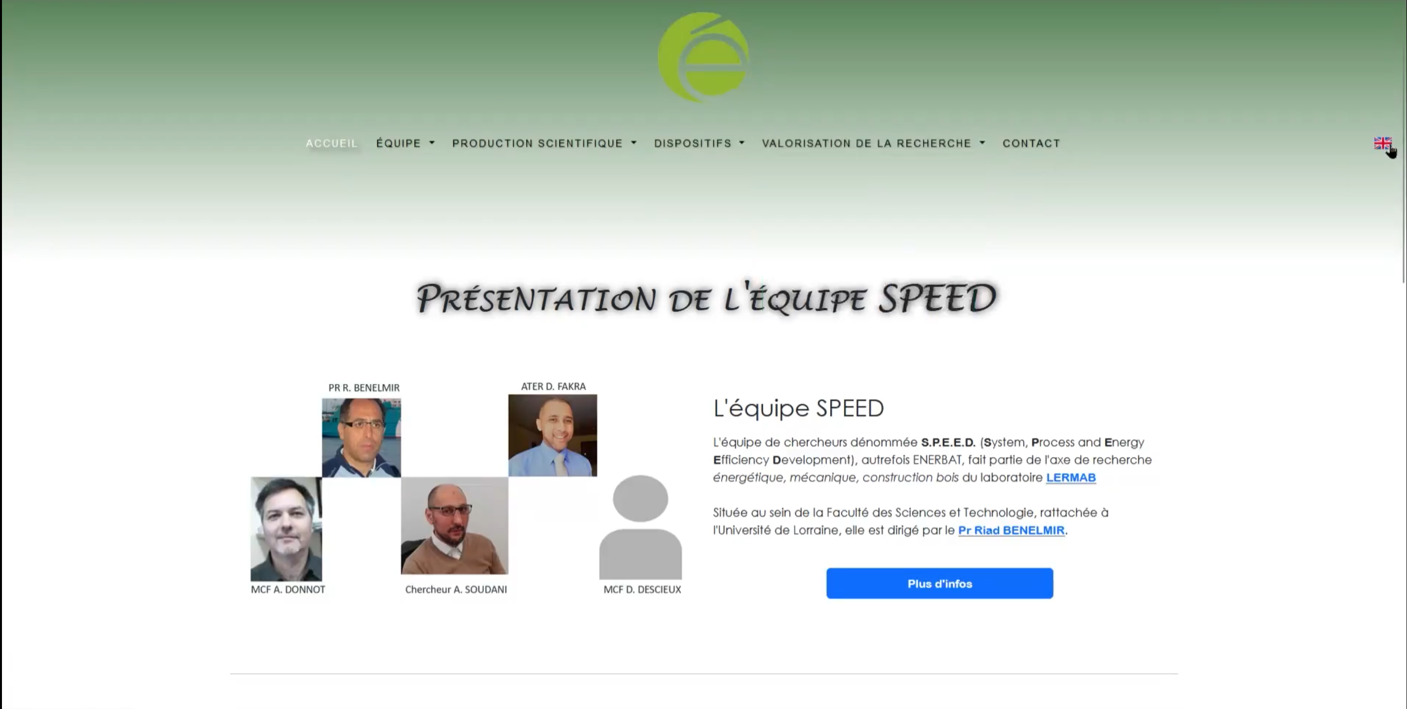 Stage de développement web au LERMaB
